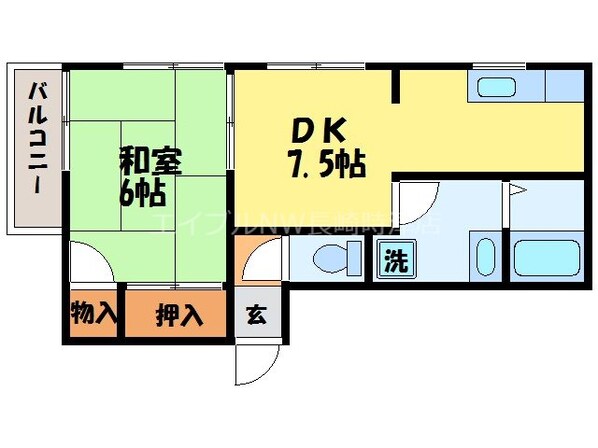 コーポ佐藤の物件間取画像